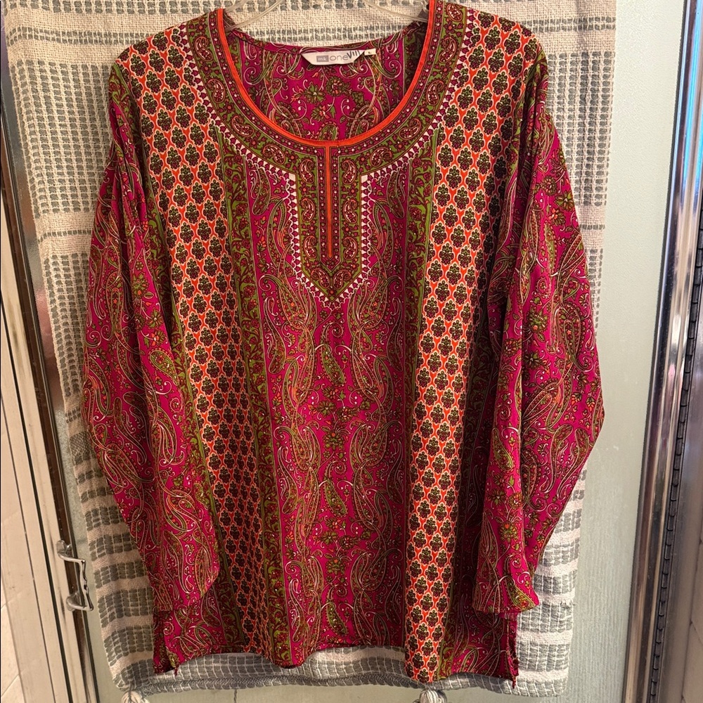 MK One Paisley Print Women's Top